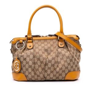 Pre-Loved Gucci GG Canvas Sukey Satchel